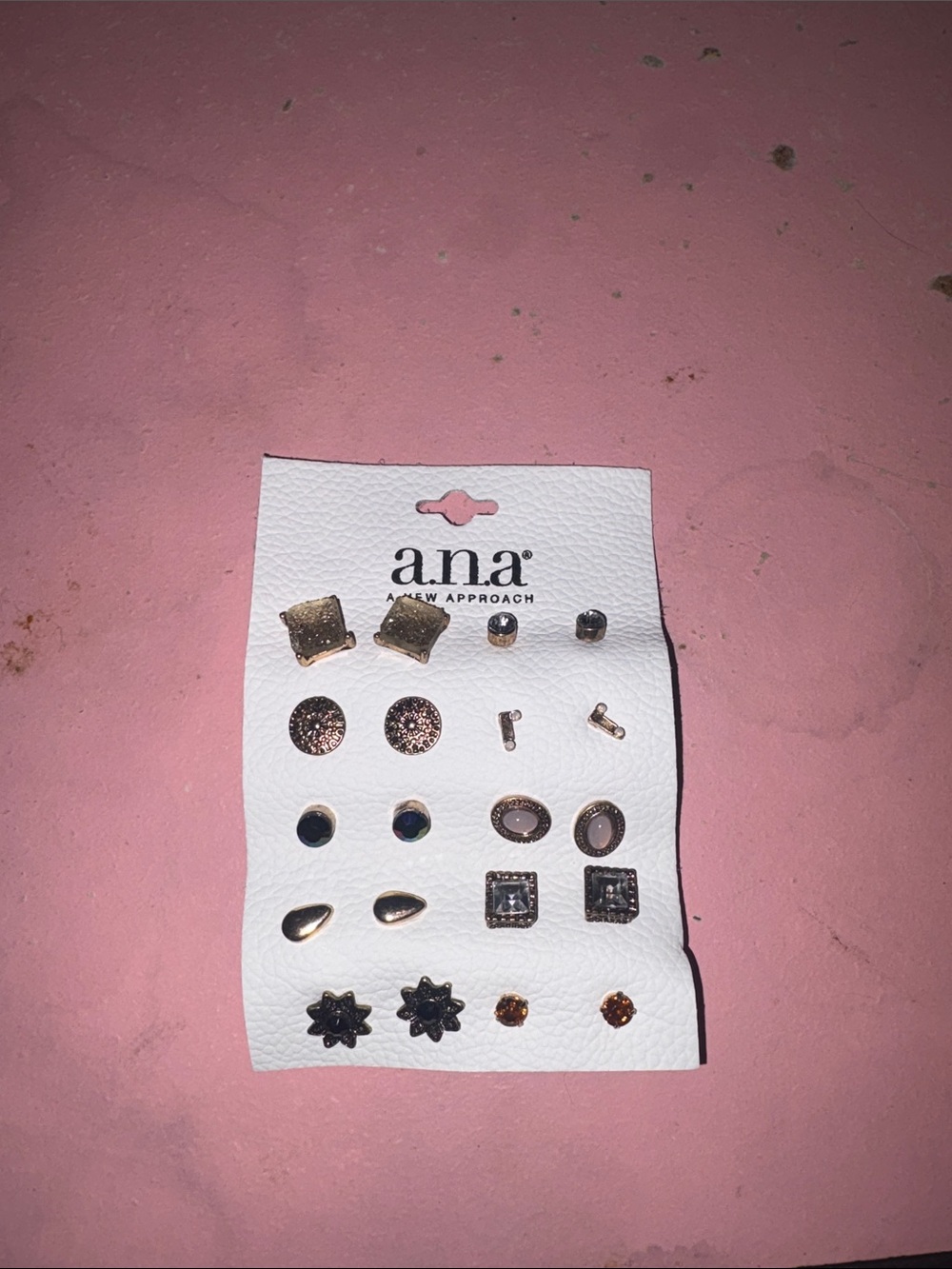Earrings on Display Card